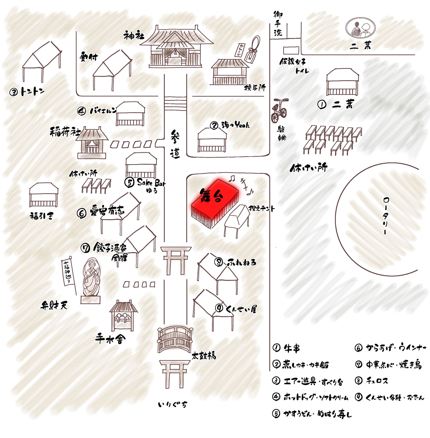 鶴羽根神社　秋季大歳