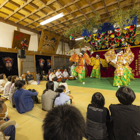 堀 八幡神社 秋祭り 神迎えの儀式 堀神楽団